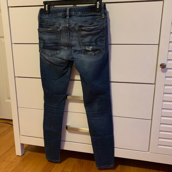 AEO “super super stretch” jegging - W’s 2 short - Picture 3 of 6